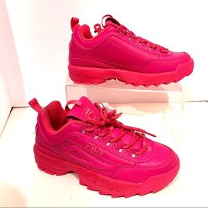 New Fila Pink Chunky Sneaker Disrupter 2